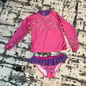 Beautiful Hot pink 2pc swimsuit.